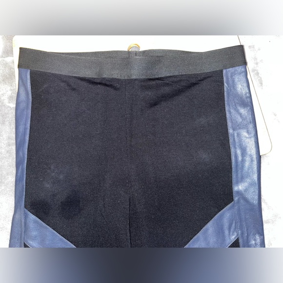 BCBG faux leather color block leggings - Picture 3 of 10